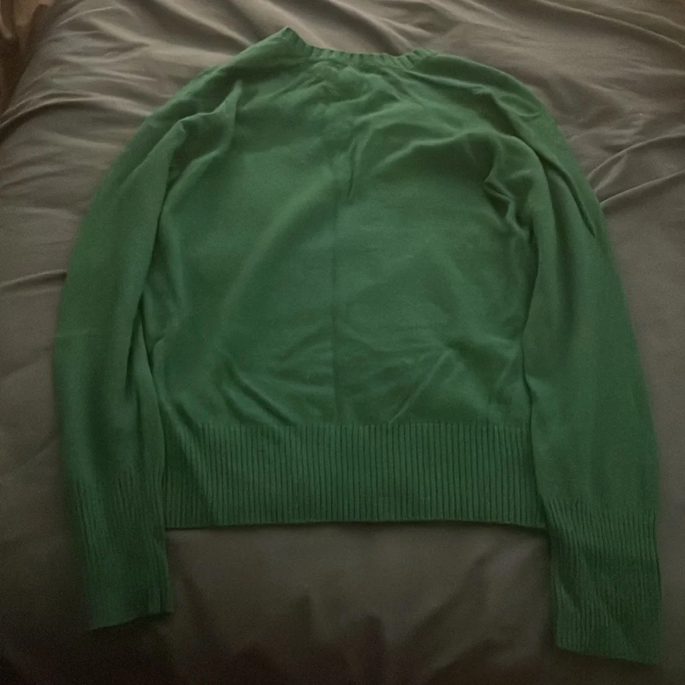 Women’s medium v neck J. Crew green sweater